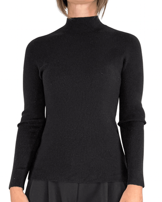 Habiti - Lupetto a costine - NERO - MAGLIA E CARDIGAN - Habiti