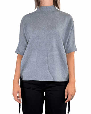 Habiti - Maglia con frange - GRIGIO - MAGLIA E CARDIGAN - Habiti