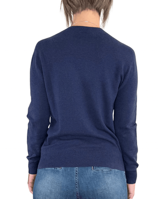 Habiti - Maglia girocollo - BLU - MAGLIA E CARDIGAN - Habiti