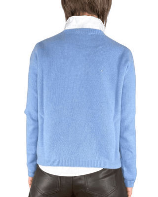 Habiti - Maglia pura lana - AZZURRO - MAGLIA E CARDIGAN - Habiti