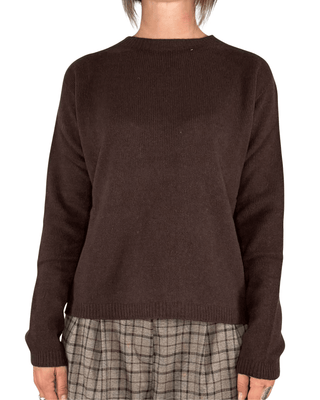 Habiti - Maglia pura lana - MORO - MAGLIA E CARDIGAN - Habiti