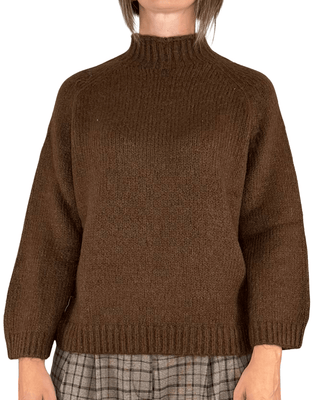 Habiti - Maglione a lupetto - CIOCCOLATO - MAGLIA E CARDIGAN - Habiti
