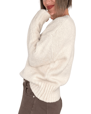Habiti - Maglione a scatola - BURRO - MAGLIA E CARDIGAN - Habiti