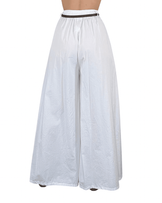 Habiti - Pantagonna Hawaii 100% cotone - BIANCO - PANTALONE - Habiti