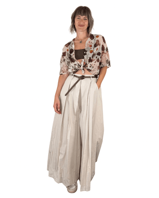Habiti - Pantagonna Hawaii 100% cotone - SABBIA - PANTALONE - Habiti