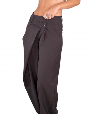 Habiti - Pantalone a portafoglio - MORO - PANTALONE - Habiti
