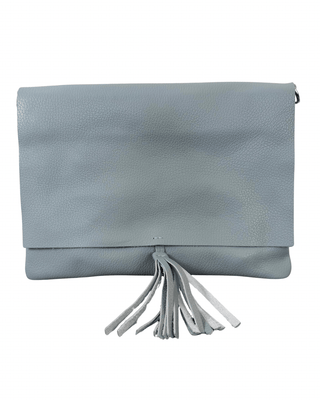 Habiti - Pochette 100% pelle martellata - CELESTE - BORSA - Habiti