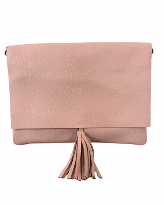 Habiti - Pochette 100% pelle martellata - ROSA - BORSA - Habiti