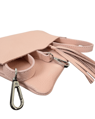 Habiti - Pochette 100% pelle martellata - ROSA - BORSA - Habiti