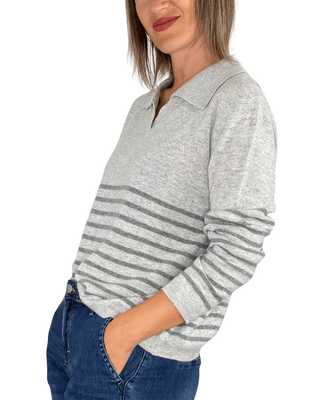 Habiti - Polo misto cashemire - GRIGIO - MAGLIA E CARDIGAN - Habiti