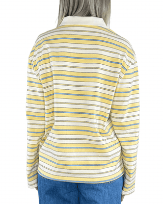 Habiti - Polo righe jersey - GIALLO - T-SHIRT E TOP - Habiti