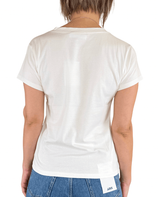 Habiti - T-shirt basica cotone - PANNA - T-SHIRT E TOP - Habiti