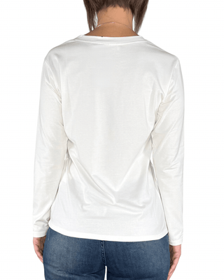 Habiti - T-shirt manica lunga - PANNA - T-SHIRT E TOP - Habiti