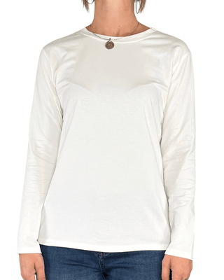 Habiti - T-shirt manica lunga - PANNA - T-SHIRT E TOP - Habiti