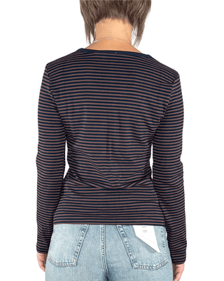 Habiti - T-shirt righe - BLU - T-SHIRT E TOP - Habiti
