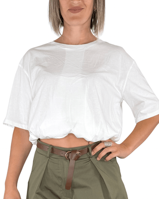 Habiti - T-shirt rimborsata - BIANCO - T-SHIRT E TOP - Habiti