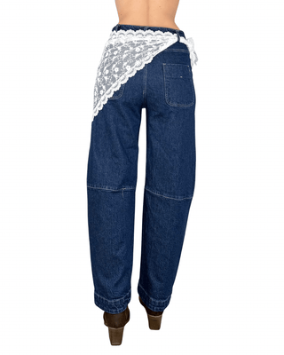 Tensione In - Jeans con bandana pizzo - JEANS SCURO - JEANS - Habiti