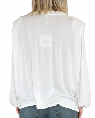 Tensione In - T-shirt spalline aletta imbottite - PANNA - T-SHIRT - Habiti