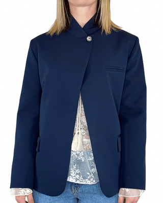 Vicolo - Blazer coreana - BLU - GIACCA E BLAZER - Habiti