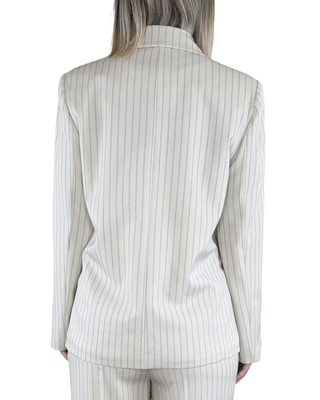 Vicolo - Blazer gessato doppiopetto - BEIGE - GIACCA E BLAZER - Habiti