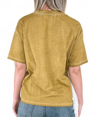 Vicolo - T-shirt delavé fusciacca pizzo - BISCOTTO - T-SHIRT E TOP - Habiti